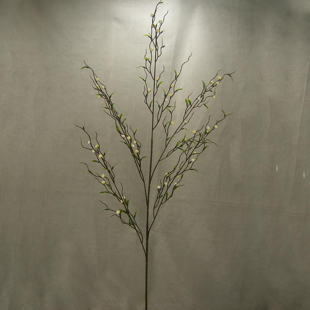 38" BERRY PTERIS SPRAY X5 (4/BDLE) CREAM/WHITE