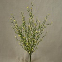 23.5" CROSS PLUM LEAF BUSH YELLOW