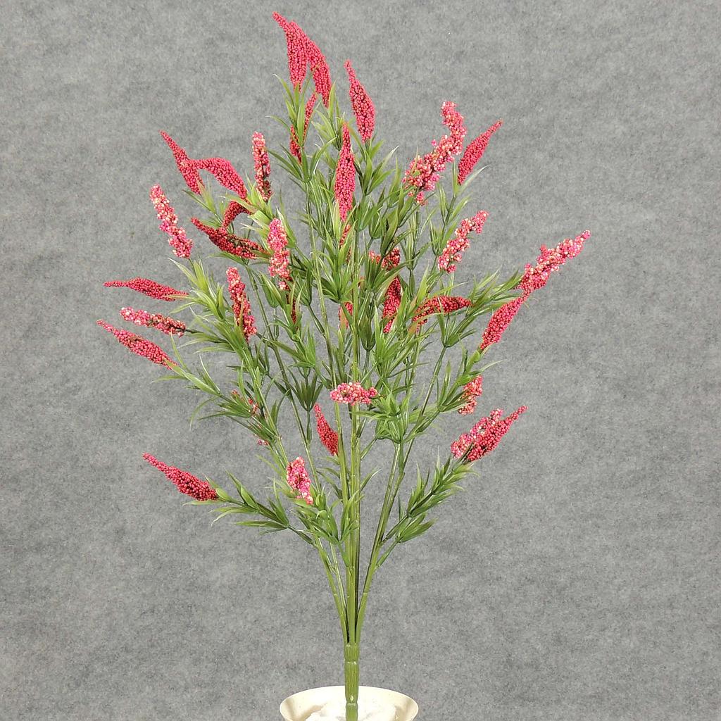 [SB4205-PNK] 25" HEATHER BUSH X8 PINK