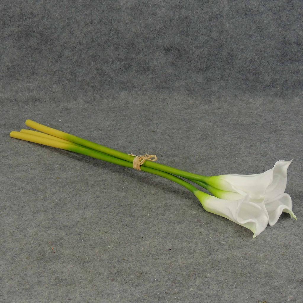 [SB4220-WHT] 24" CALLA LILY BUNDLE OF 3 WHITE