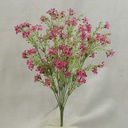 WAX FLOWER BUSH X9   18"  HOT PINK