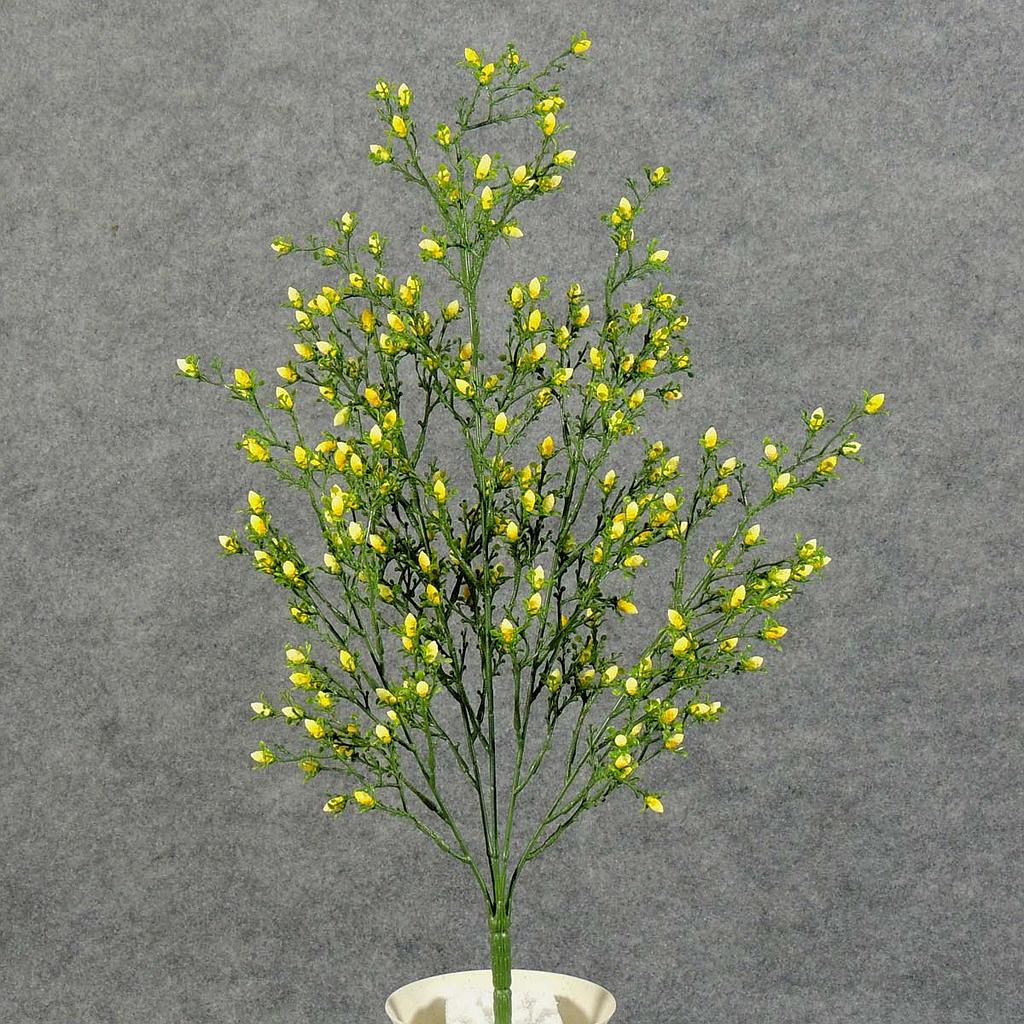 [SB5012-YEL] 21" BUD LEAF BUSH YELLOW