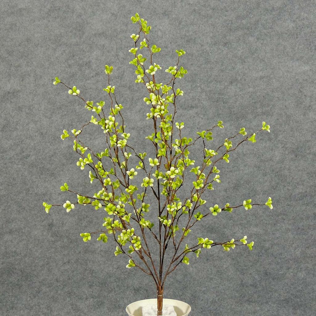 [SB5015-GRN] 22" PLUM CROSS BUSH GREEN