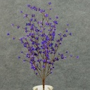PLUM CROSS BUSH 22"  PURPLE
