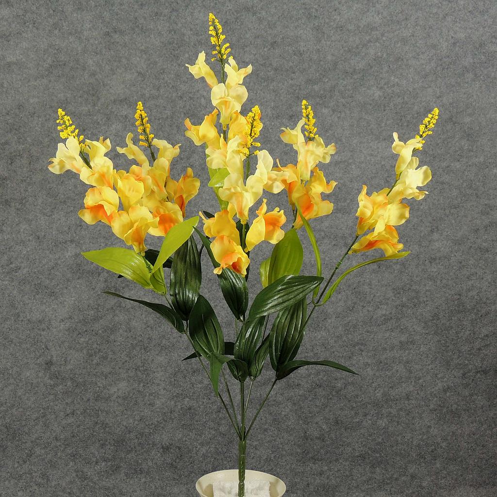 [SB5046-YEL] SNAPDRAGON BUSH X6   YELLOW