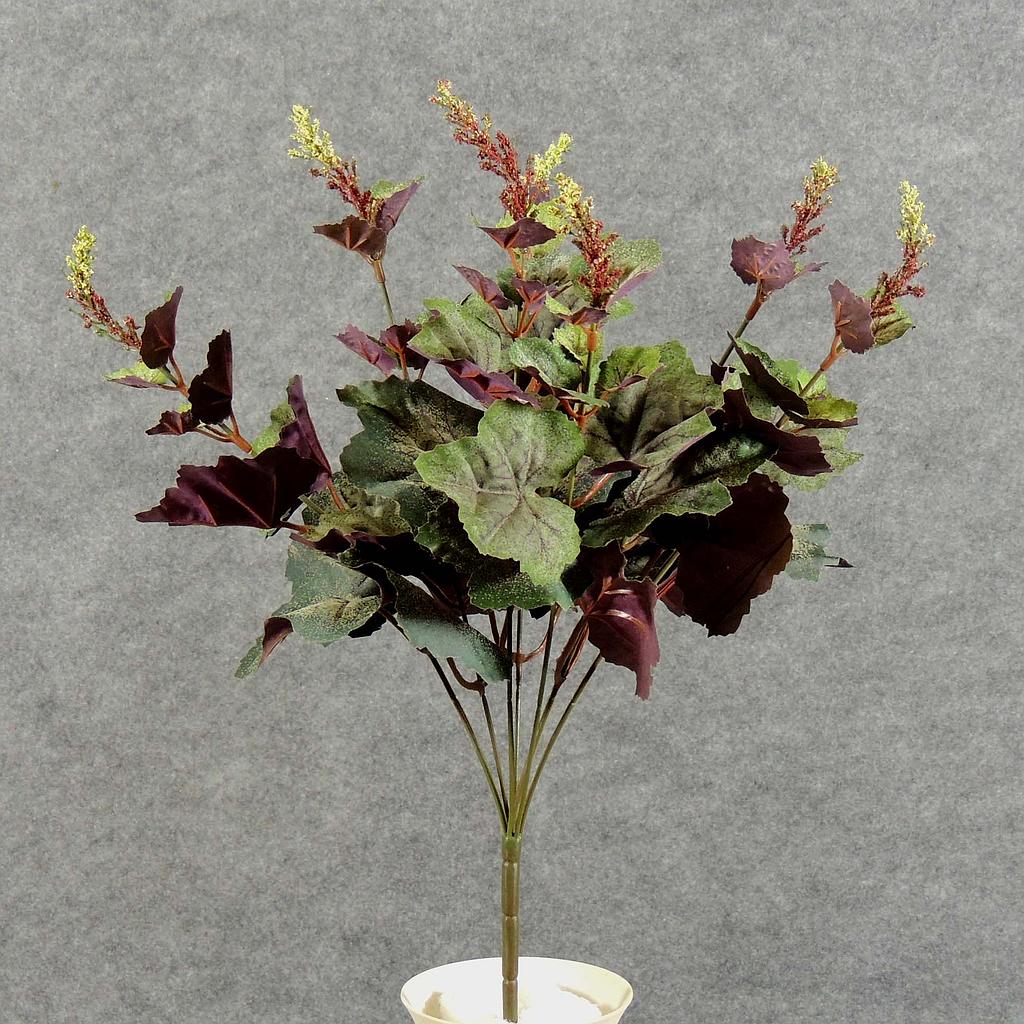 18" GRAPE LEAF BUSH X7 W/56 LVS