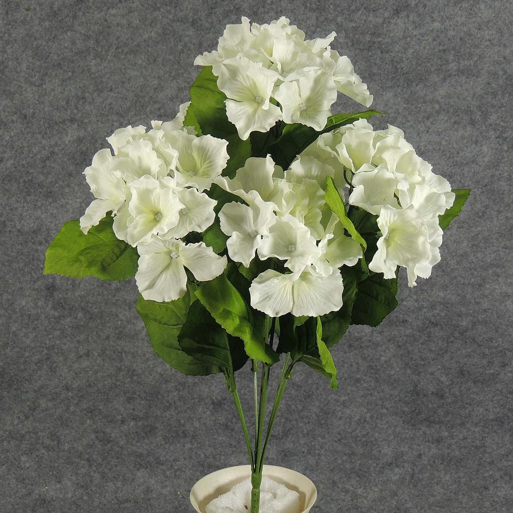 [SB5120-CRM] 19" HYDRANGEA BUSH X7