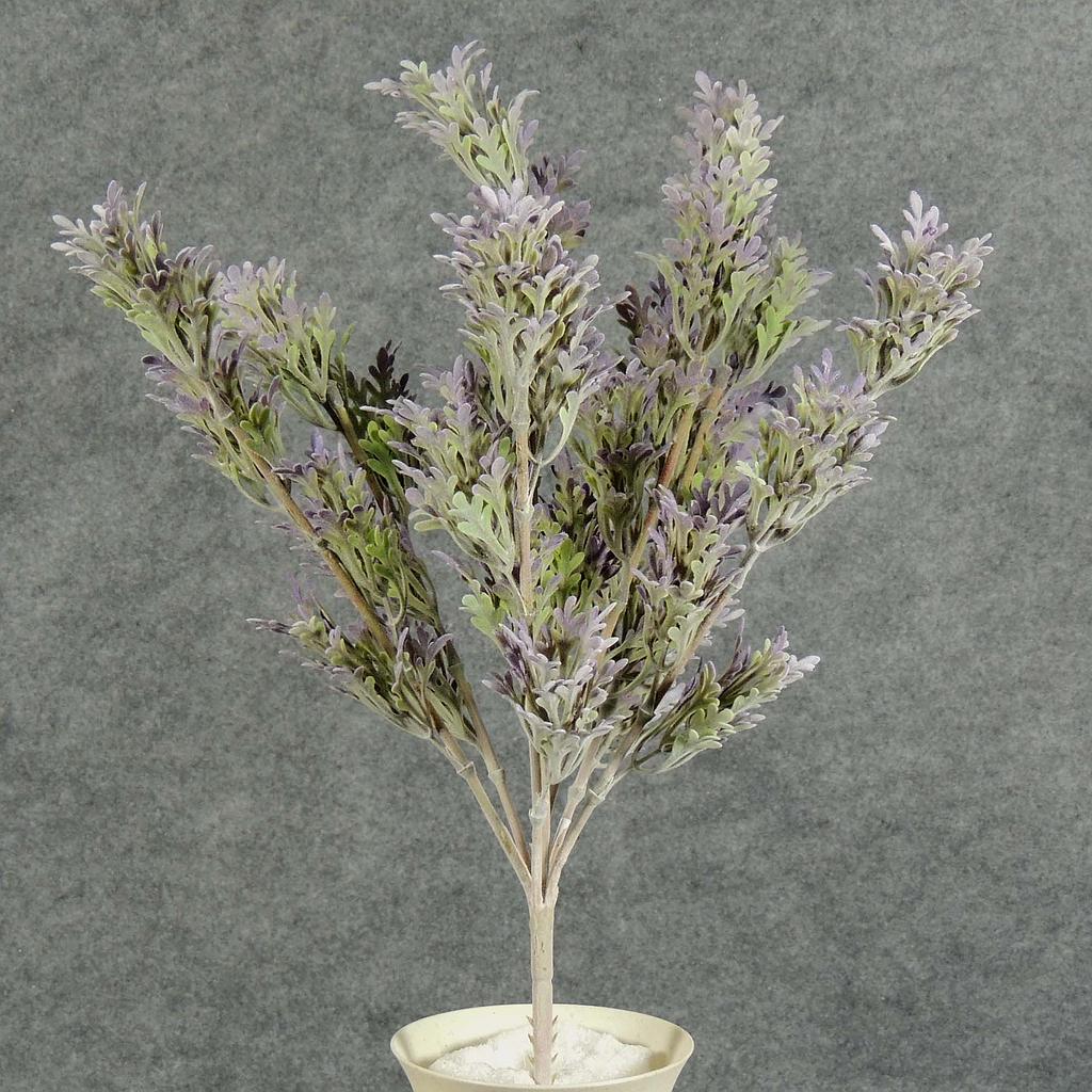[SB5155-LAV] 16" DUSTY MILLER BUSH X7 LAVENDER