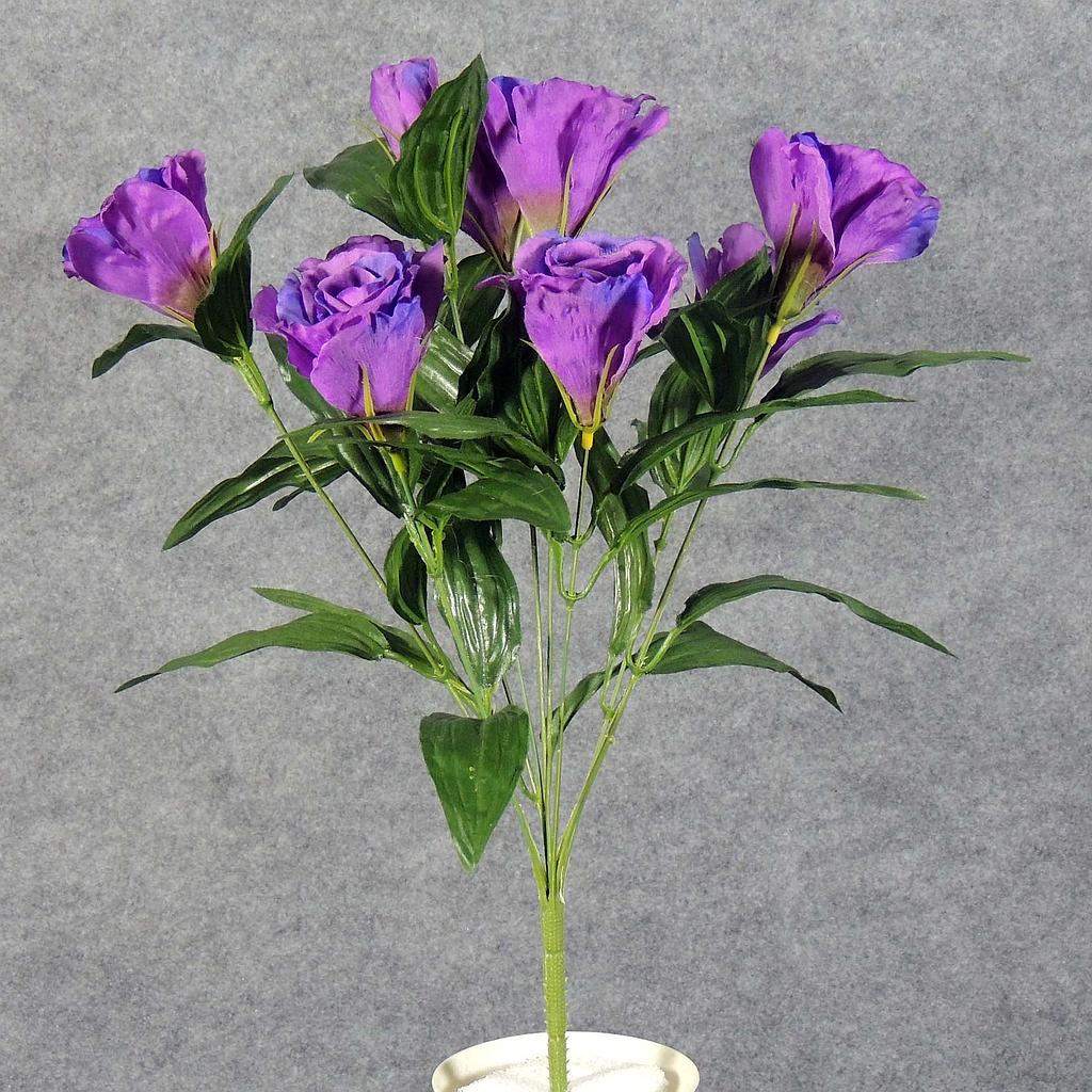 [SB5165-PUR] LISIANTHUS BUSH X9   PURPLE
