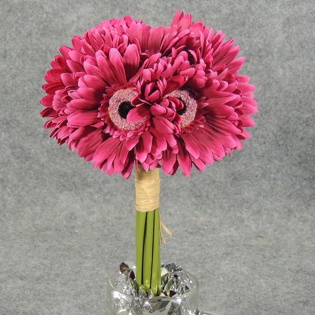 10.5" GERBERA DAISY BOUQUET X9 BEAUTY
