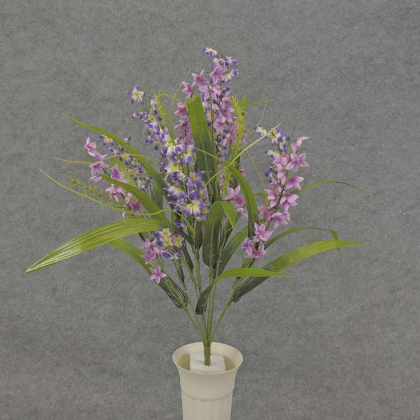 [SB6012-PLV] 20.5" BELL FLOWER BUSH X11