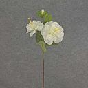 28" HIBISCUS SPRAY CREAM/WHITE