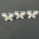 PEARL/GEM PIN 1"x3" BUTTERFLY   (12/BOX)