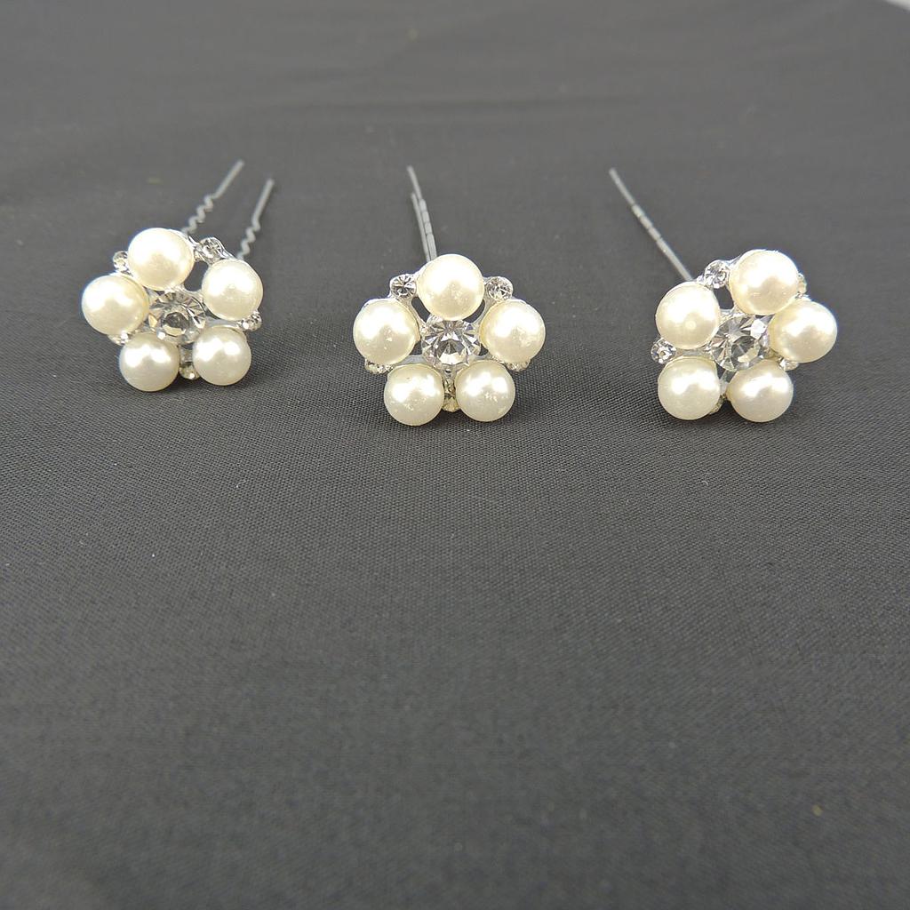 [SB6132P-C] PEARL PIN .75"x3" W/GEMS (20/BOX)