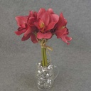 CYMBIDIUM BUNDLE X7 10" SILK  ROSE