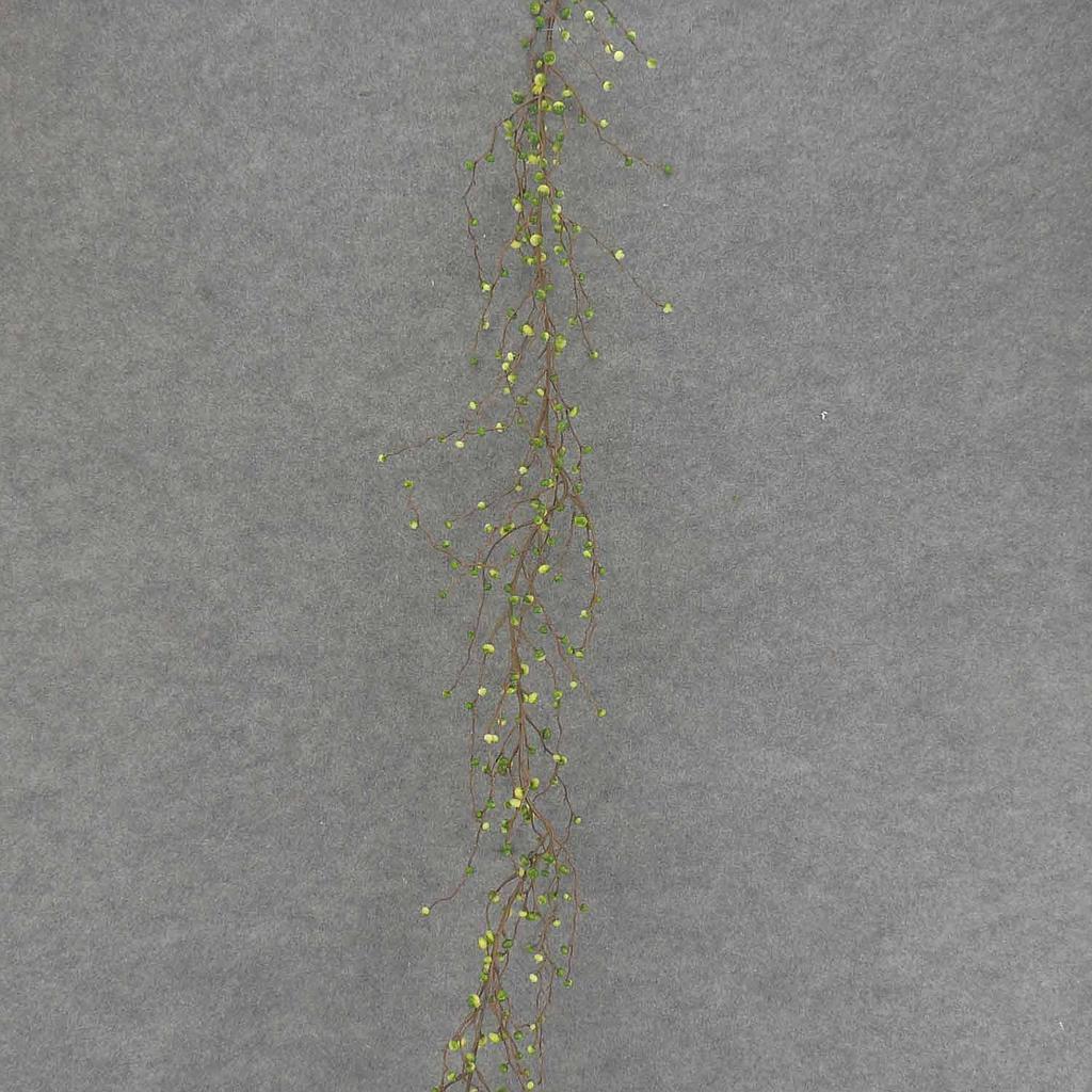 6' BERRY GARLAND PLASTIC O.D. YELLOW/GREEN