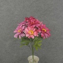 17" ZINNIA BUSH X10 PINK