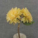 DAHLIA BUNDLE X3 11" 4"dia  YELLOW
