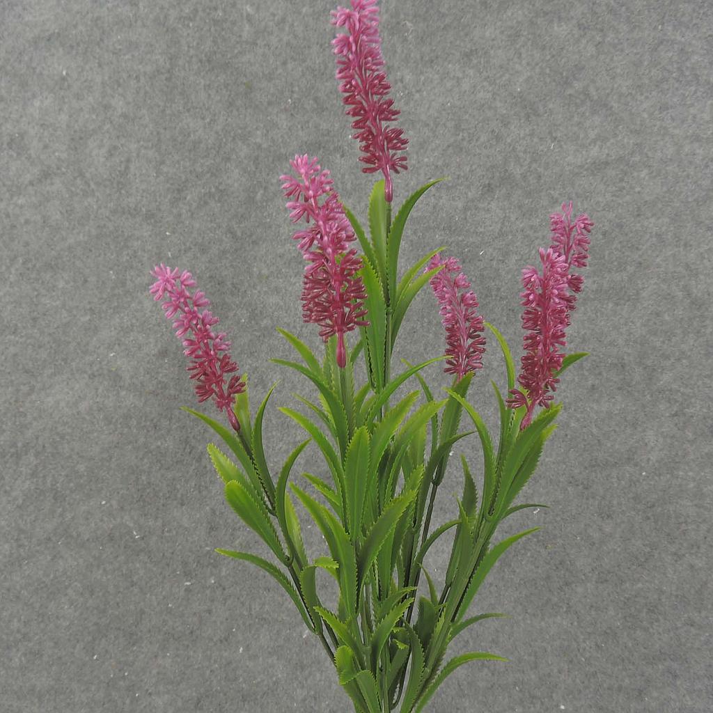 [SB8026-BEA] 16" LAVENDER BUSH X7 PLASTIC