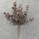 9.5" EUCALYPTUS PICK X3 BURGUNDY/GREEN