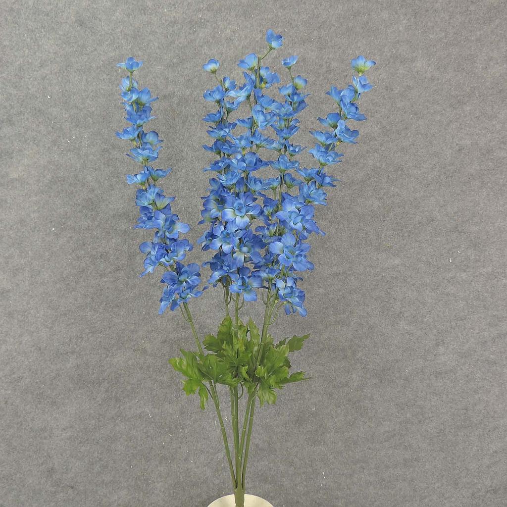 [SB8065-BLU] 28" DELPHINIUM BUSH X5 BLUE