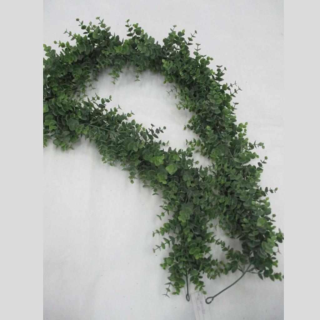 [SB8147] 6' EUCALYPTUS GARLAND PLASTIC