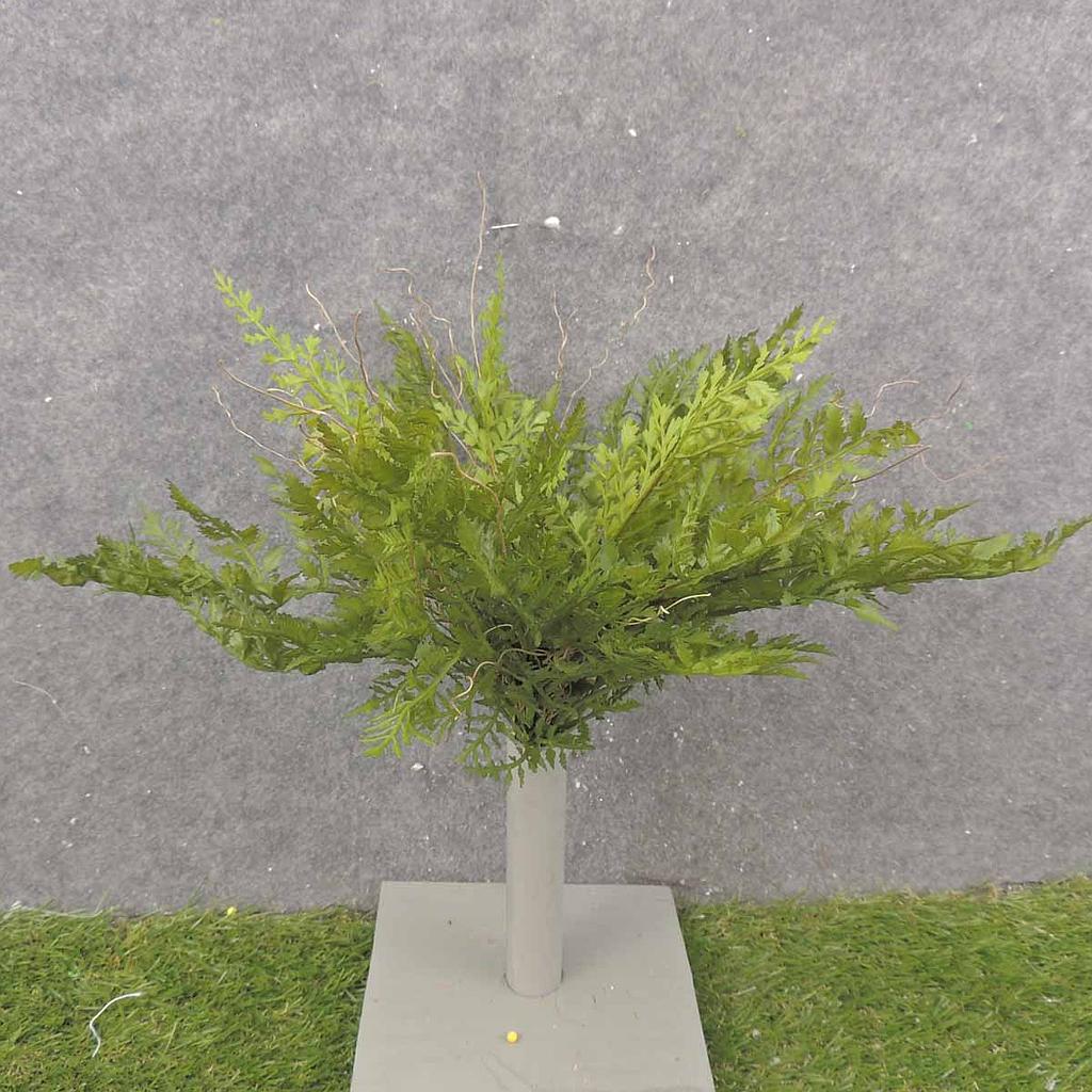 [SB9032] 14" FERN PICK PLASTIC GREEN