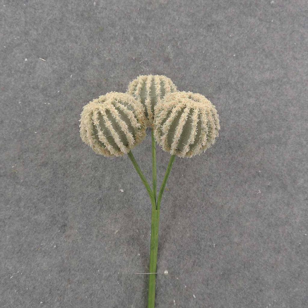 [SB9038-GWH] 75" BALL CACTUS PICK X3 10. GREEN/WHITE