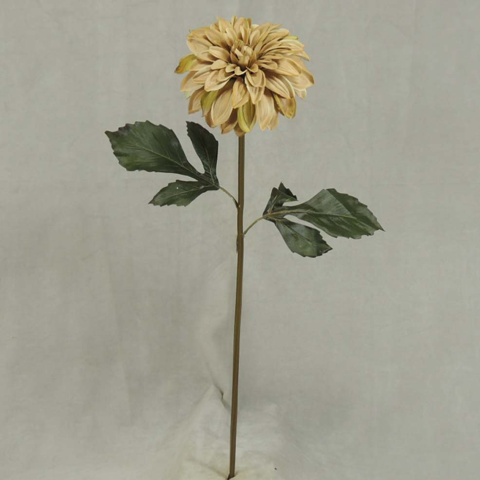 [SBF347-BEI] 25" DAHLIA SPRAY BEIGE