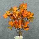 20" MAPLE LEAF BUSH X10 W/CONES W/BERRIES