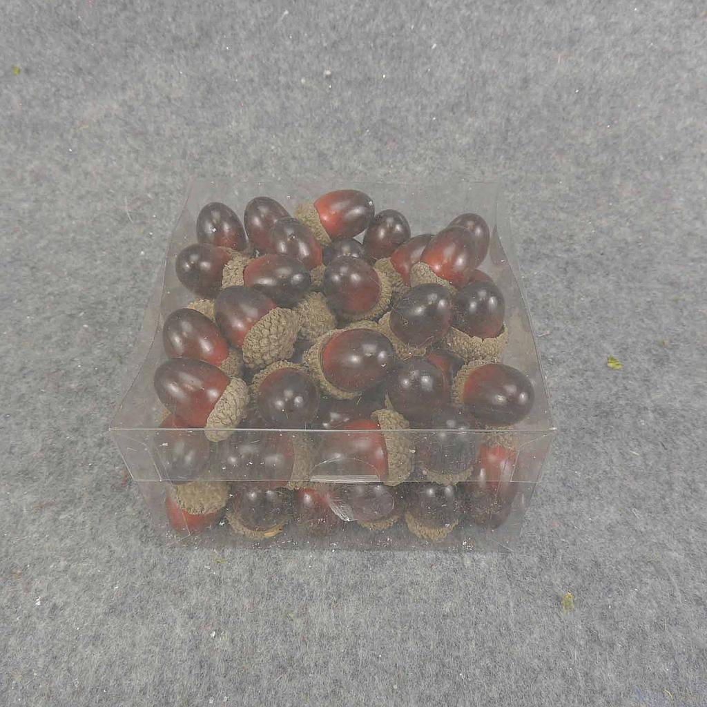 [SBF6103] ACORNS 1.25" BROWN (72/BOX)