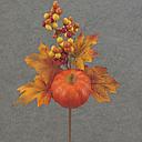 [SBF5045] 12" PUMPKIN/LEAF/BERRY/CONE PICK