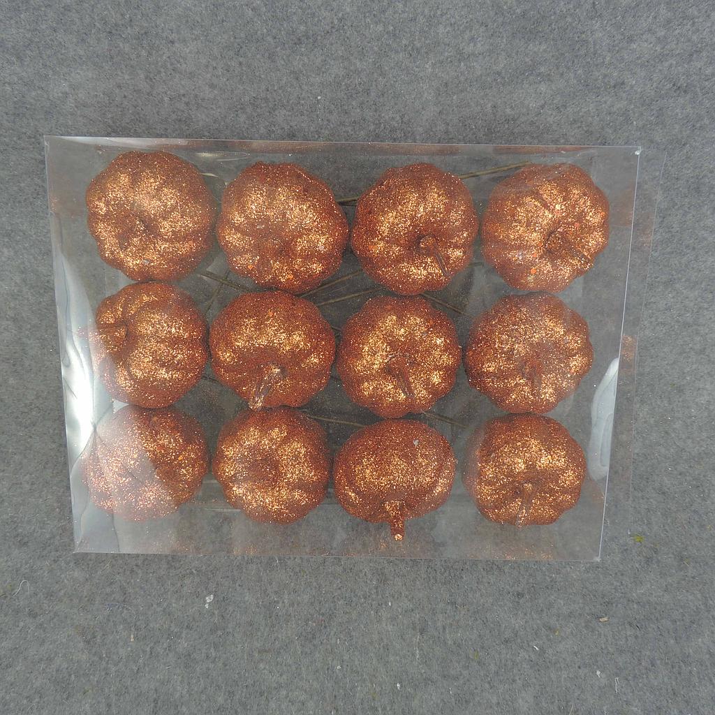 PUMPKIN(3") PICK 6" (9" o/a/h) (12/BOX)