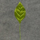 LEAVES CORSAGE MEDIUM GREEN (100/BAG) (2"T x 1"W - 4.75" OAL)
