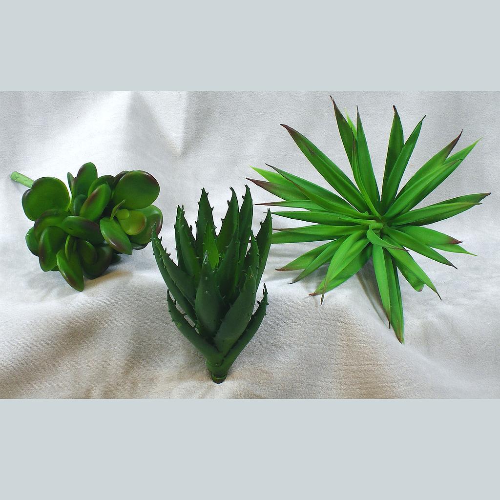 8.25" CACTUS 3-ASST' D PICK GREEN (3-AST/BAG)