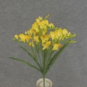 19" FREESIA BUSH X9 YELLOW
