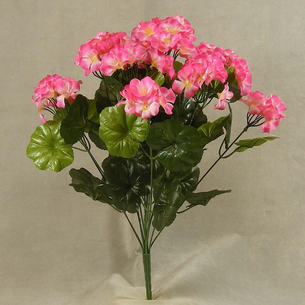 [SE397-PNK] GERANIUM BUSH X14     PINK