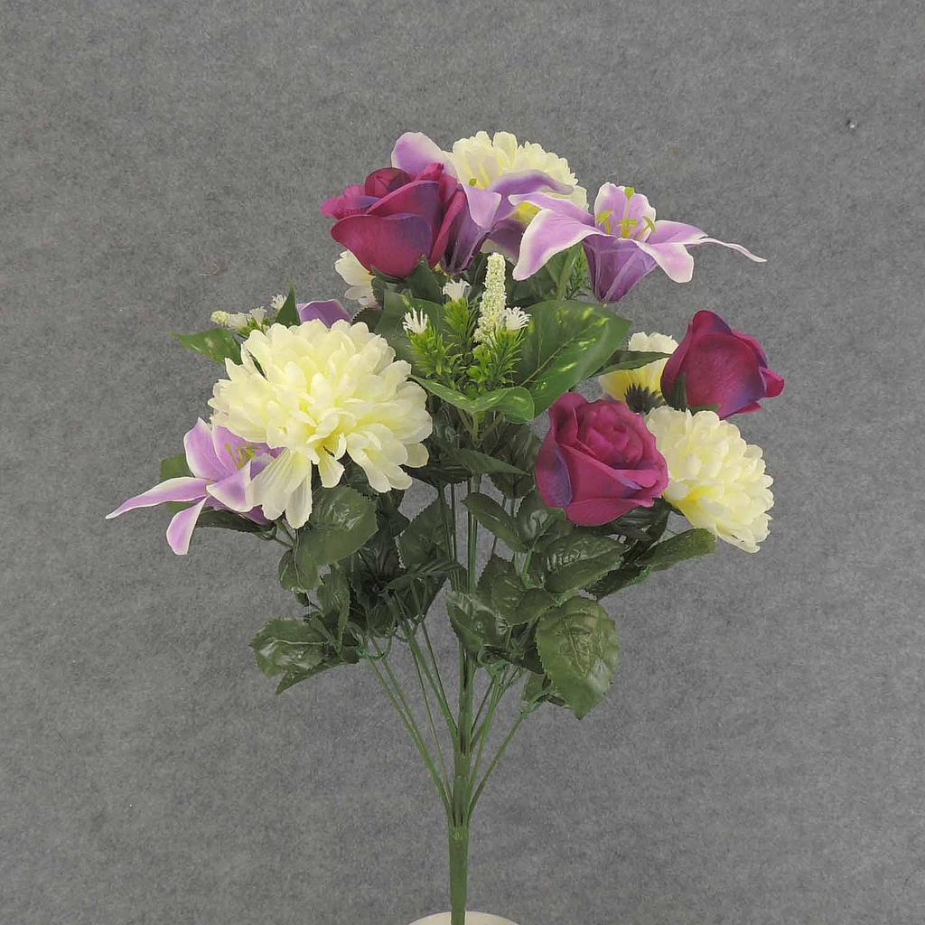MUM BALL/LILY MIXED BUSH X18