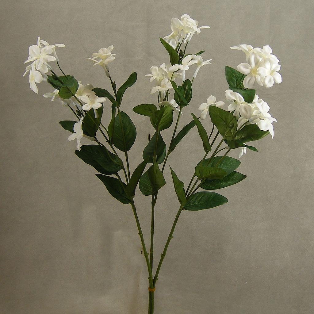 24.5&quot; WHITE STEPHANOTIS SPRAY X3 (3/BUNDLE)