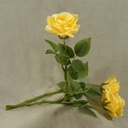16" ROSE OPEN SPRAYx1 (3/BUNDLE) YELLOW