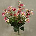 PANSY BUSH X7   16.5"  PINK/BEAUTY