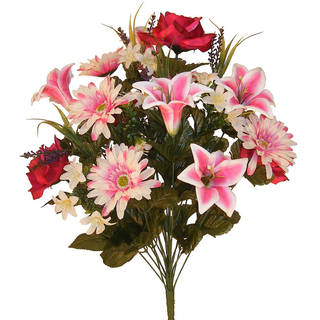 MIX ROSE/GERBERA/LILY BUSH X24  BEAUTY