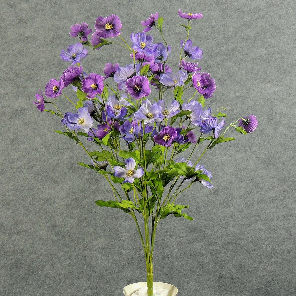 24.5" COSMOS BUSH X5  LAVENDER/PURPLE