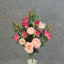ROSE/ROSE BUD/GLAD HALF BUSHx15  PINK/BEAUTY 