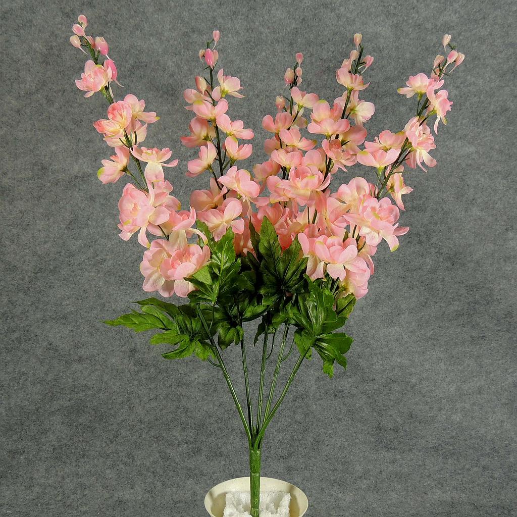 [SE5031-PNK] 23" DELPHINIUM BUSH X5 PINK