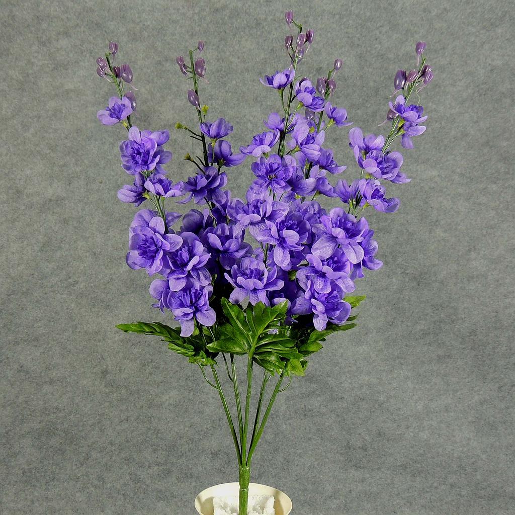 [SE5031-PUR] 23" DELPHINIUM BUSH X5 PURPLE