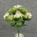 LILY/QUEEN ANN'S LACE BUSH X9  CREAM