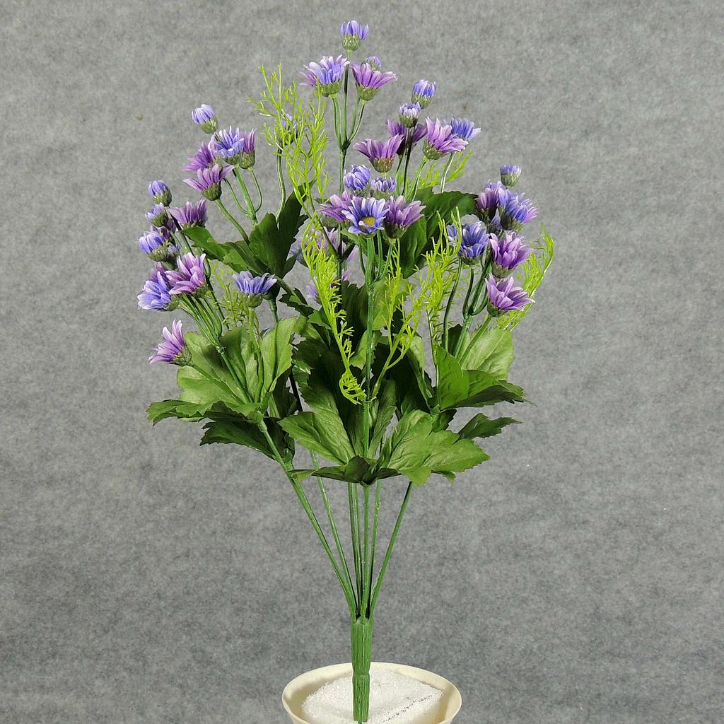 [SE5070-LAV] DAISY WILD BUSH X9   LAVENDER