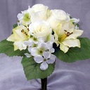 ROSE BUD/HYDRANGEA BUNDLE CREAM