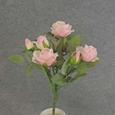 ROSE SPRAY X7  14"     PINK